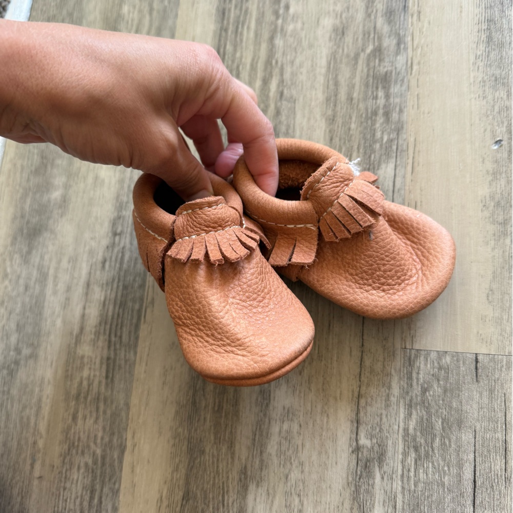 Freshly Picked Baby Moccasins with Fringe